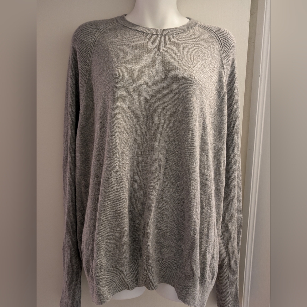 Perry Ellis Men's Gray Knit Sweater. Xxl.